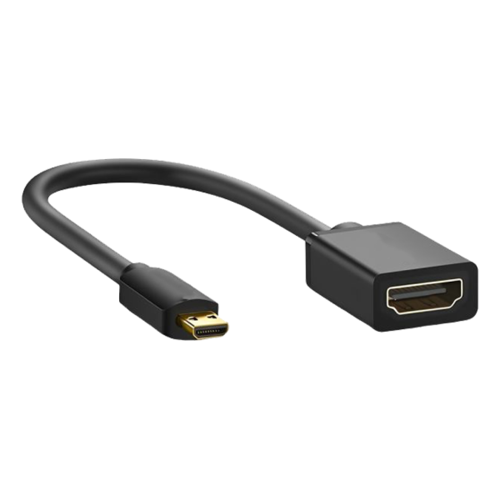 ADAPTADOR MICRO HDMI A HDMI (4K 60HZ) CABLE 17CM