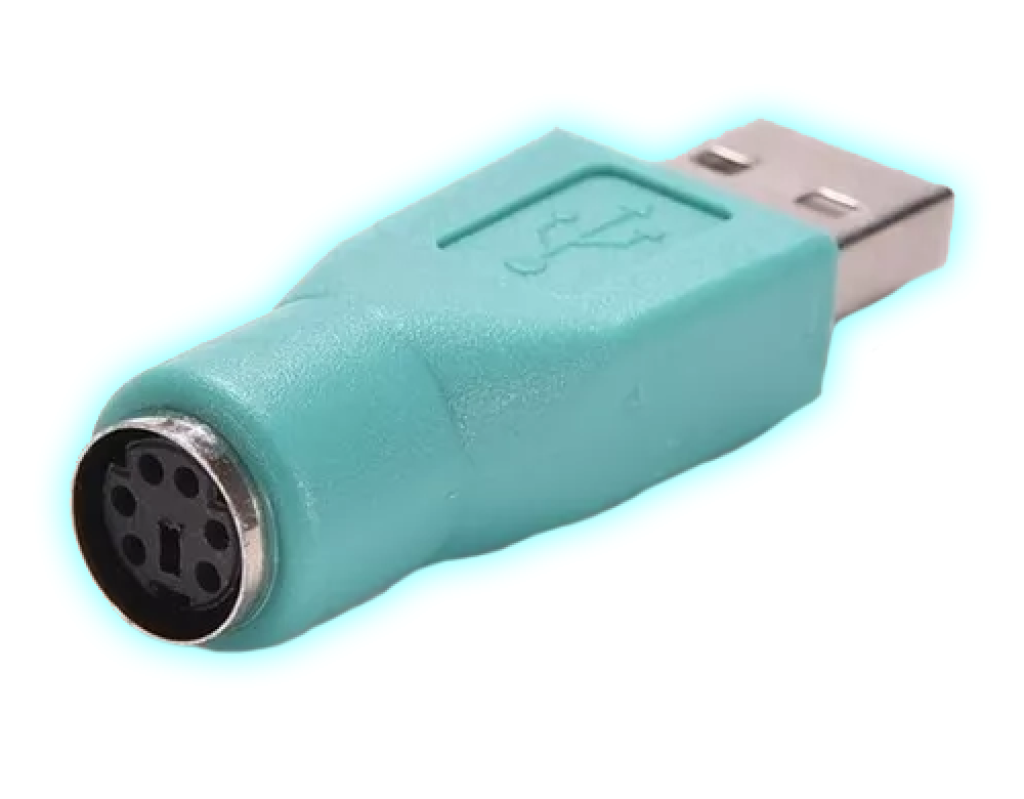 ADAPTADOR PS2 HEMBRA A USB 2.0 MACHO :: Serial Center