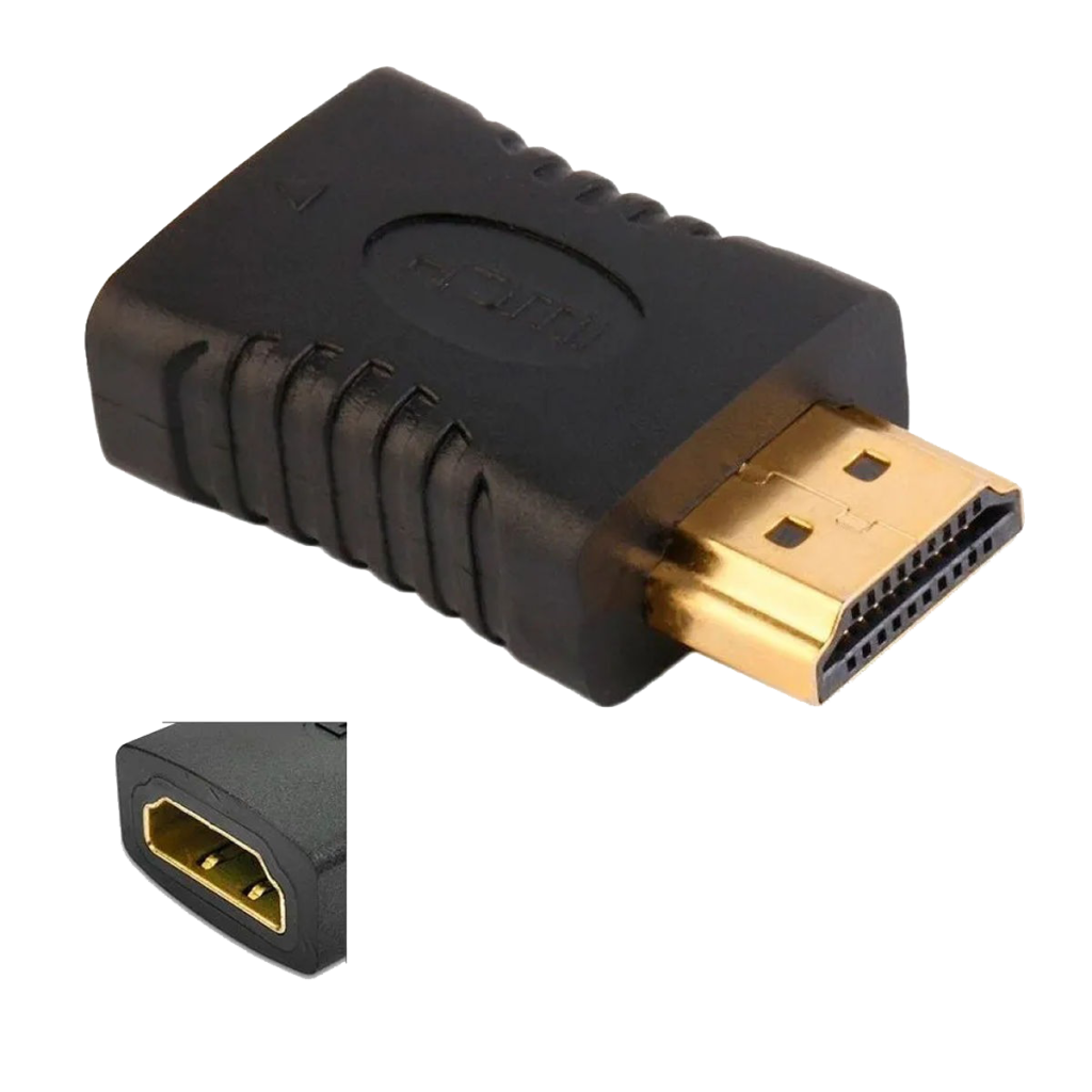 ADAPTADOR/EXTENSOR HDMI MACHO A HEMBRA RS