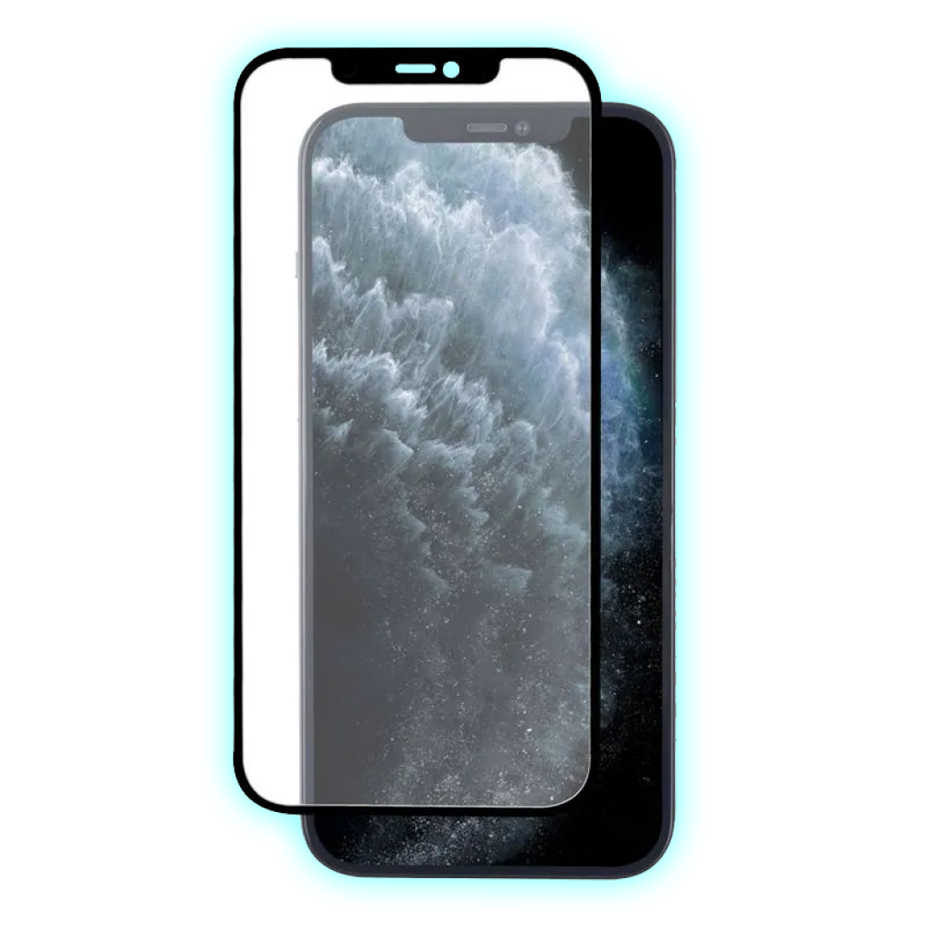 ANTISHOCK PARA IPHONE 12 5D/CON MARCO NEGRO