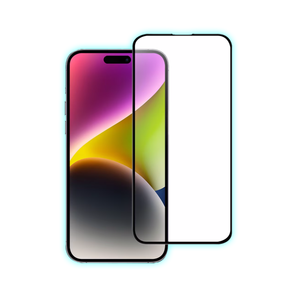 ANTISHOCK PARA IPHONE 15 PRO 9D/CON MARCO NEGRO