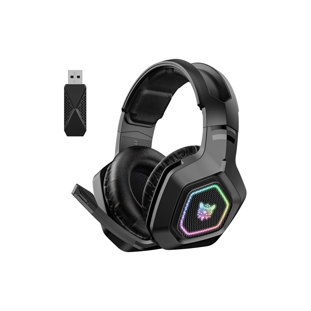 AURICULAR GAMER ONIKUMA B100 TRI-MODE RGB BLACK