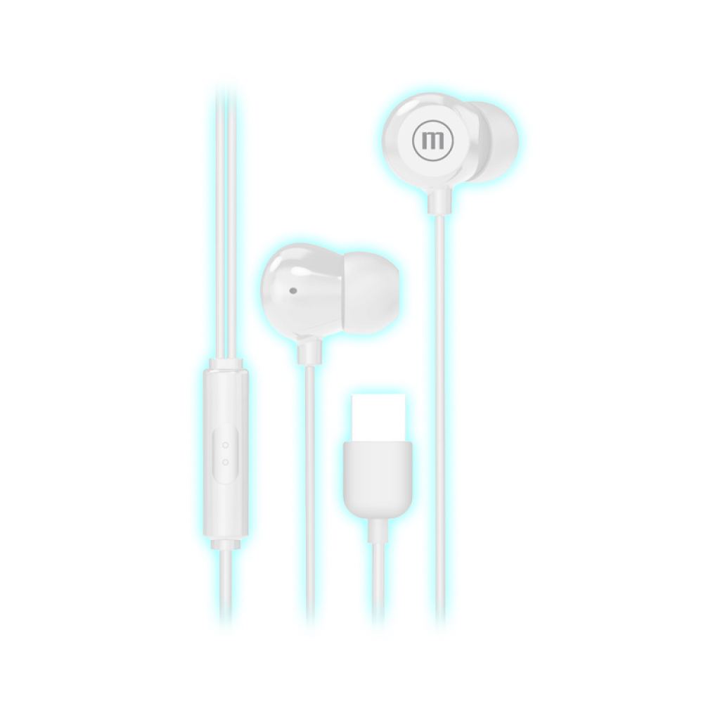 AURICULAR MAXELL INBAX USB-C/BLANCO/CON MICROFONO/IN-BAX-USBC