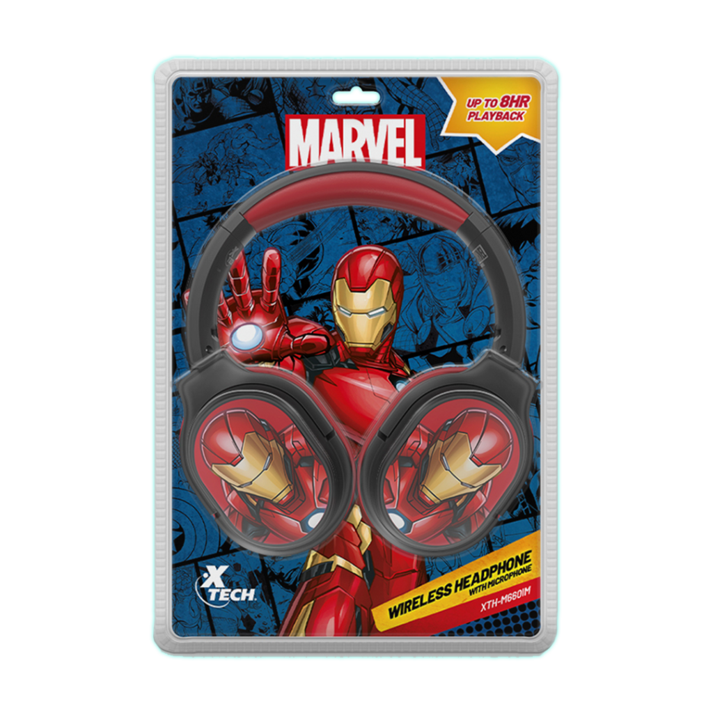 AURICULAR WIRELESS C/MIC XTECH MARVEL IRON MAN XTH-M660IM