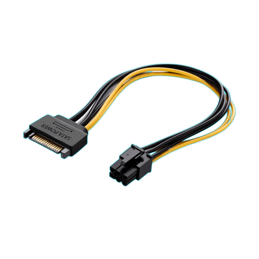 CABLE ADAPTADOR SATA A PCI-E 6 PINES