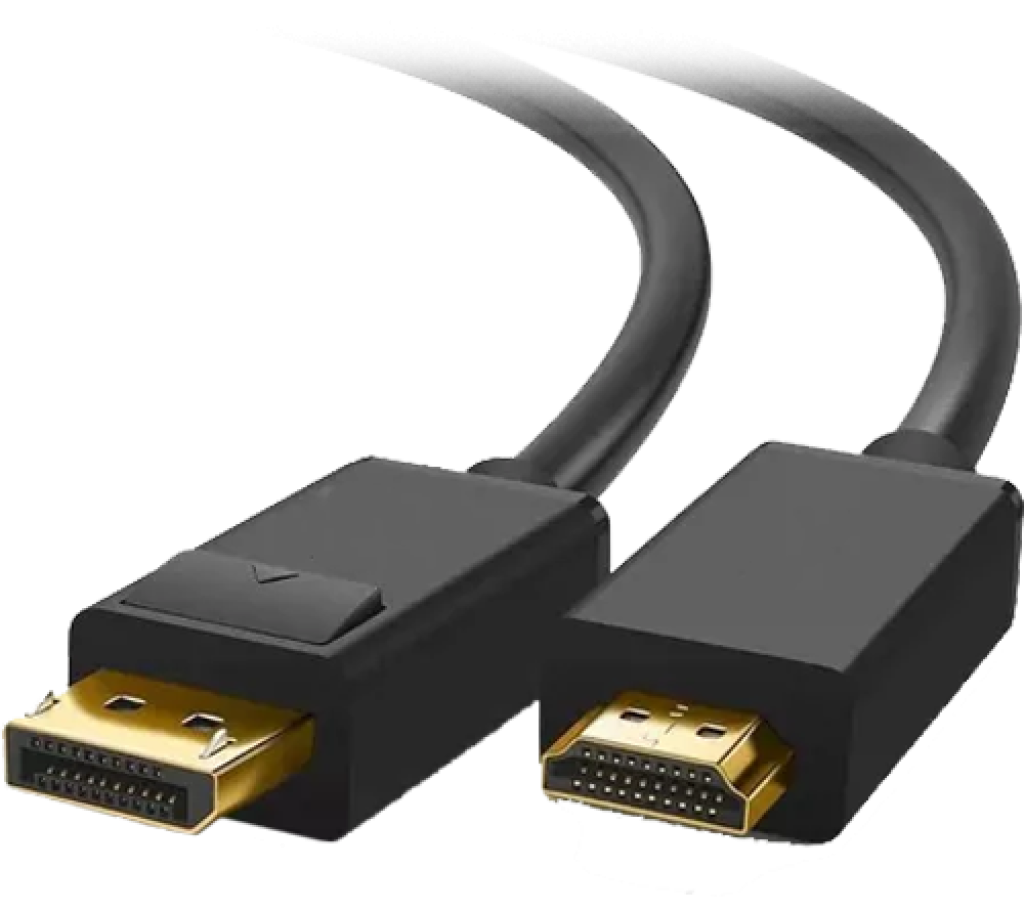 CABLE DISPLAYPORT A HDMI 1.8 METROS-NEGRO