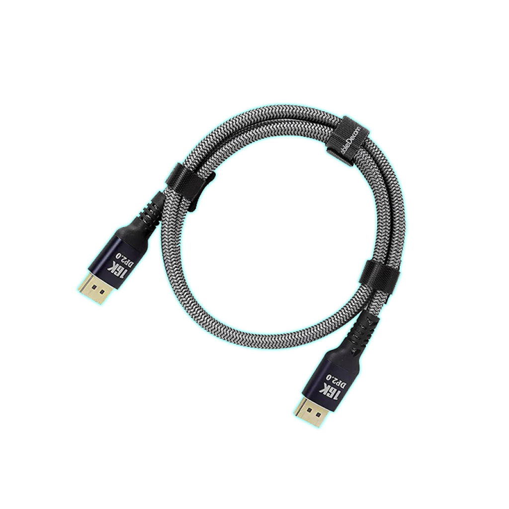 CABLE DISPLAYPORT 1METRO / V2.0 16K 60HZ / 4K 144HZ 8GPBS