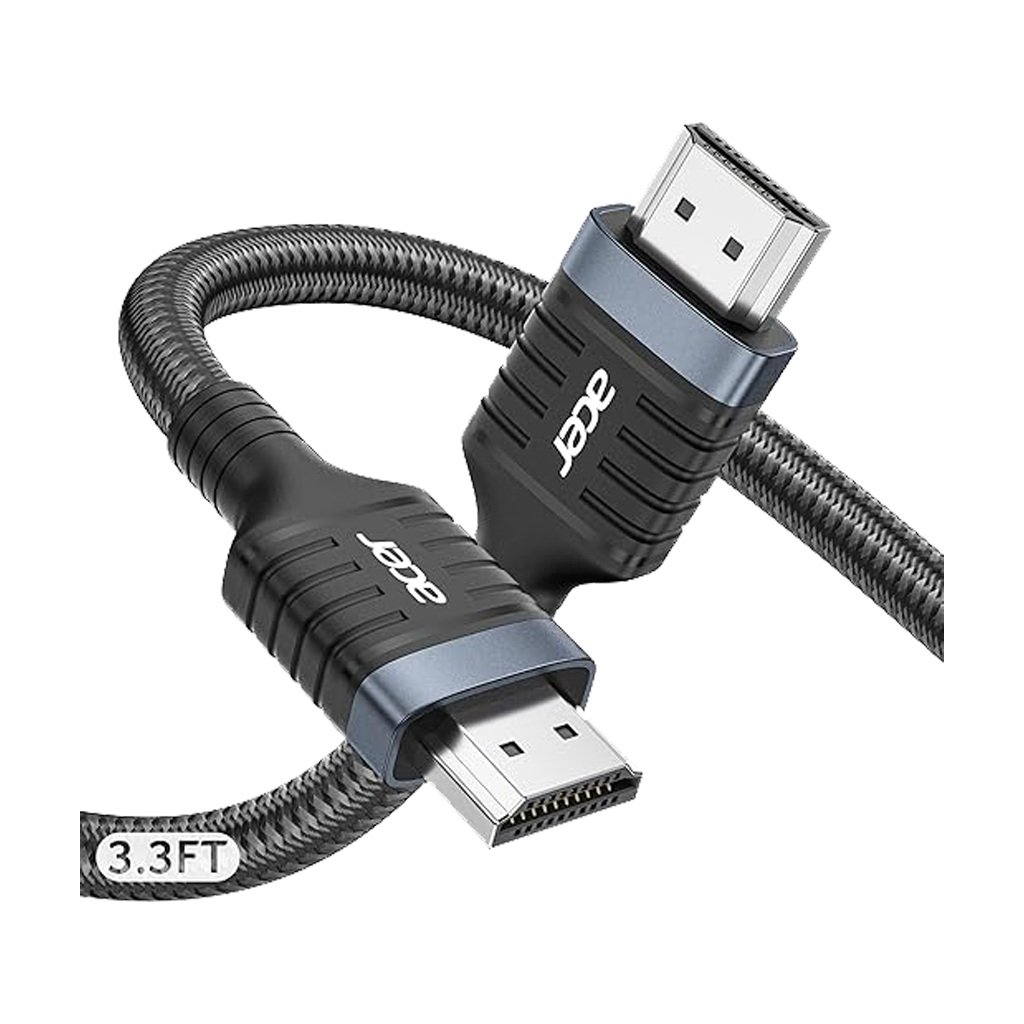CABLE HDMI ACER 2M 2.1 8K 60HZ (NEGRO MALLADO)