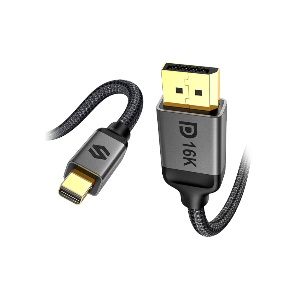 CABLE MINI DISPLAYPORT A DISPLAYPORT 2MTS 16K/60HZ/2.1/NEGRO