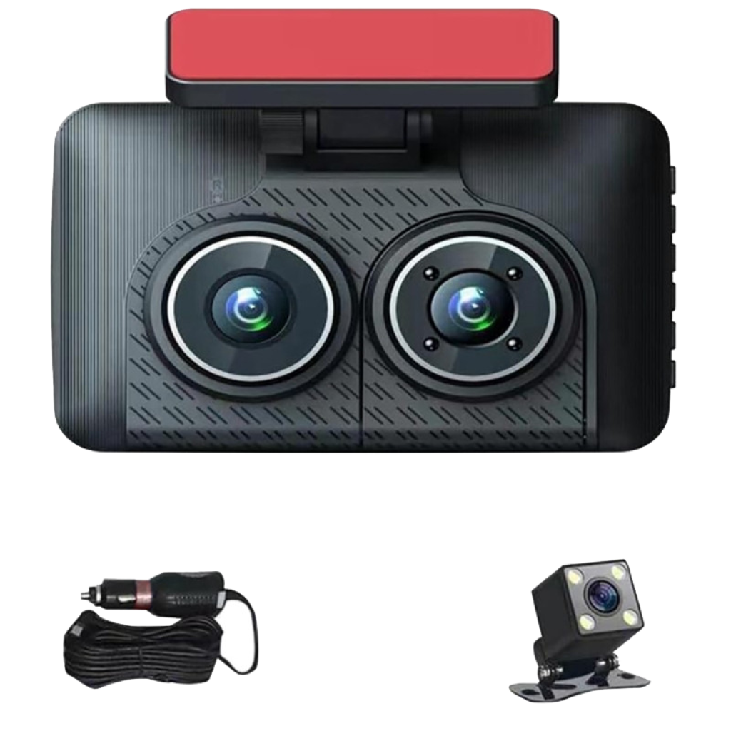 CAMARA PARA AUTO SATE  FHD/3 CAMARAS/A-DVR005