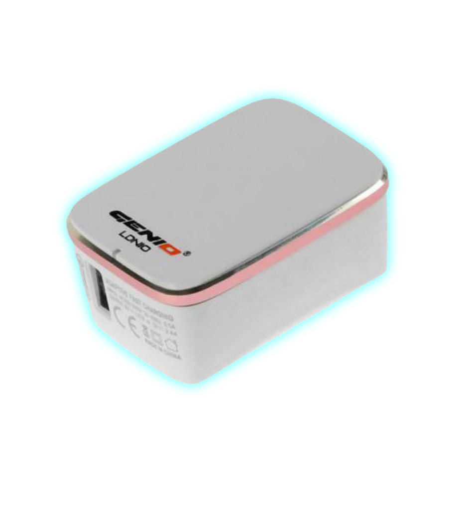 CARGADOR 2.4A - G-1204Q - GENIO