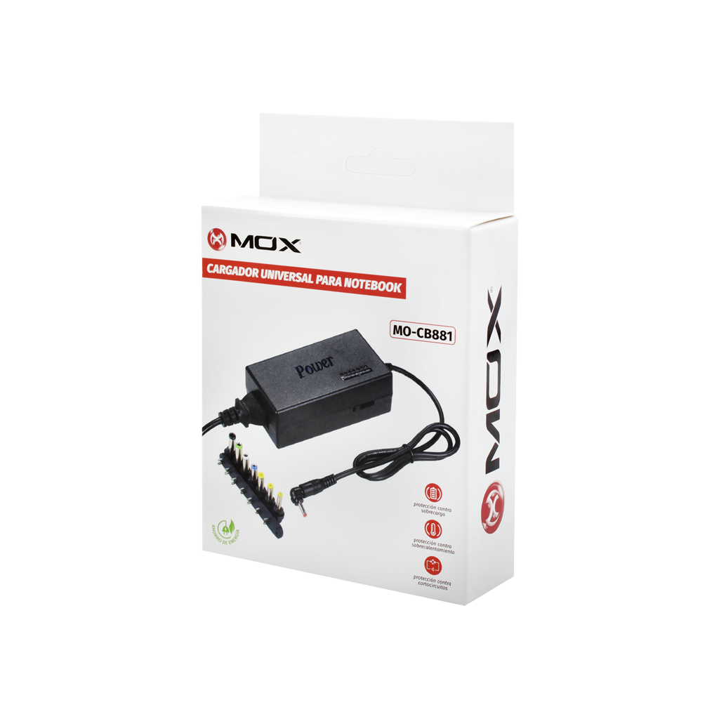 CARGADOR UNIVERSAL PARA NOTEBOOK 96W MOX MO-CB881
