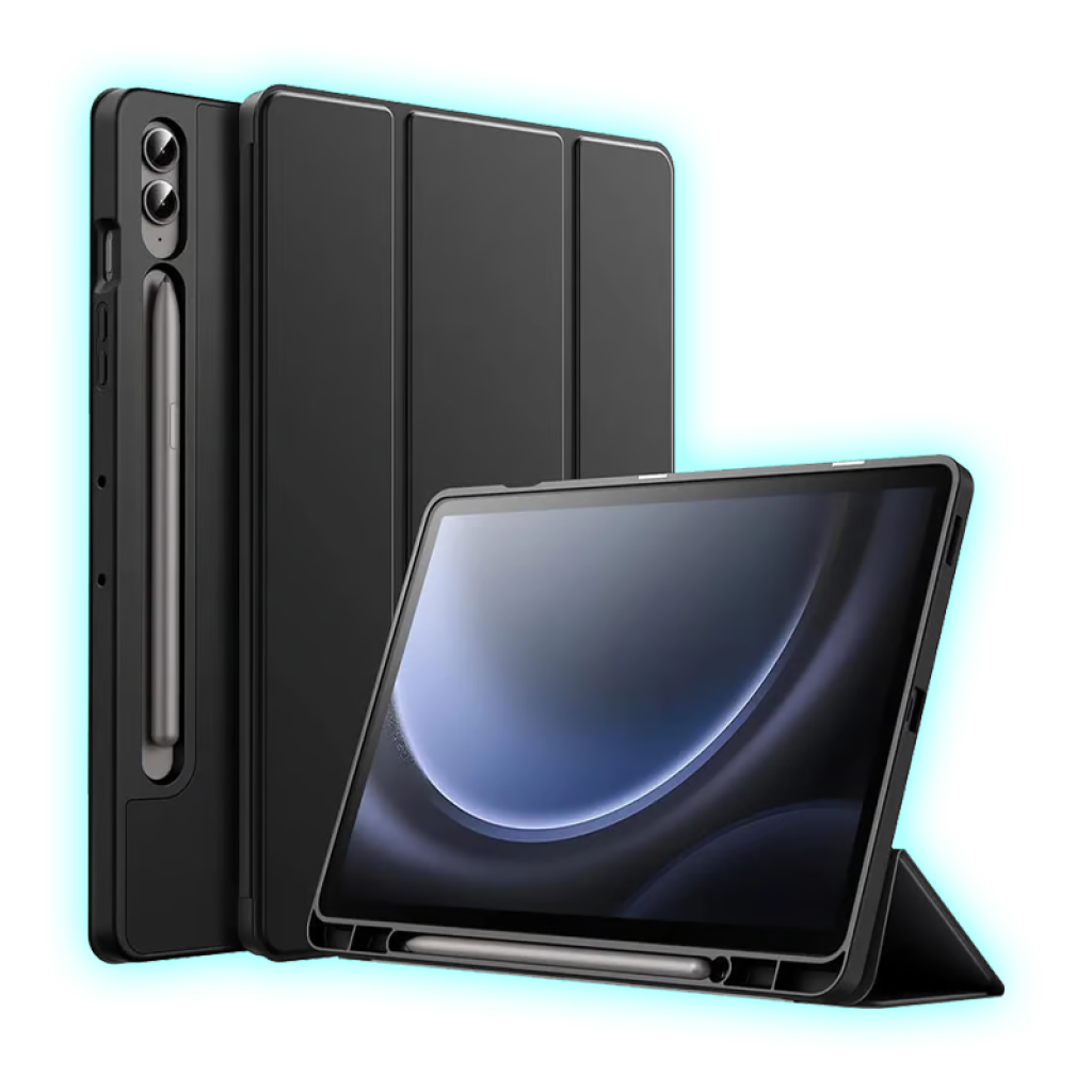 CASE PARA TABLET SAMSUNG S9/S9FE NEGRO
