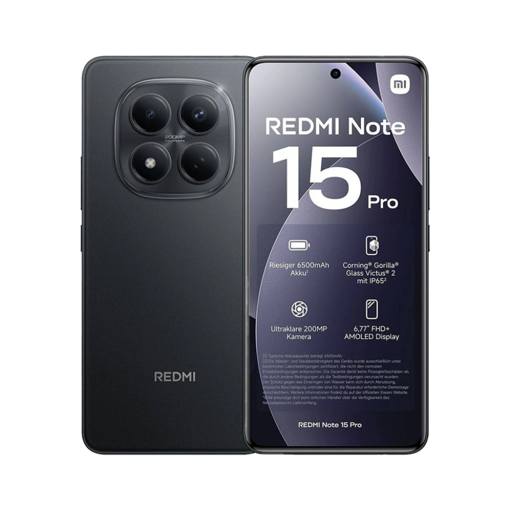 CELULAR XIAOMI REDMI NOTE 15 PRO 4G/8GB/256GB/DUAL SIM/BLACK