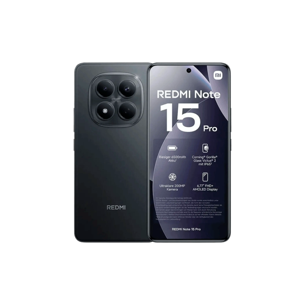 CELULAR XIAOMI REDMI NOTE 15 PRO 5G/8GB/256GB/DUAL SIM/NEGRO