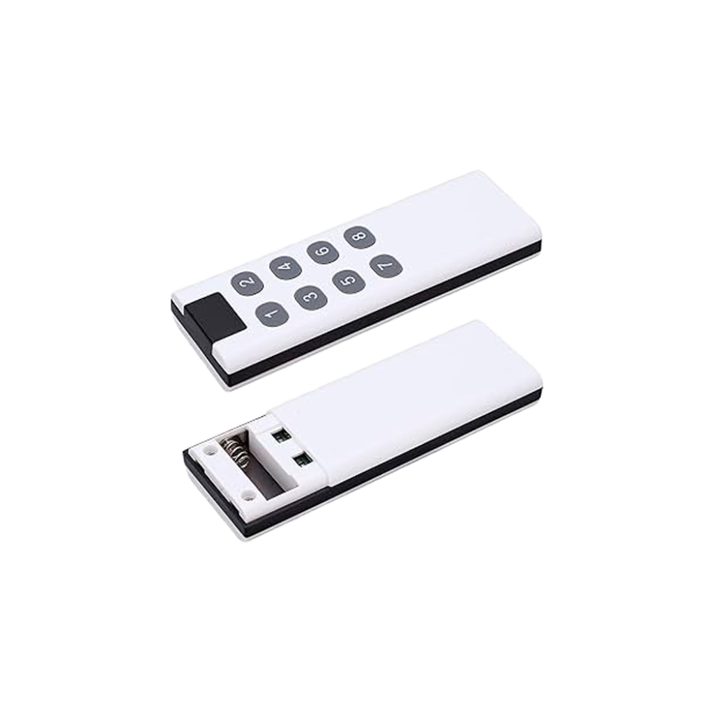 CONTROL UNIVERSAL PARA PORTON/GARAGE 8 BOTONES 433MHZ/CON PILA