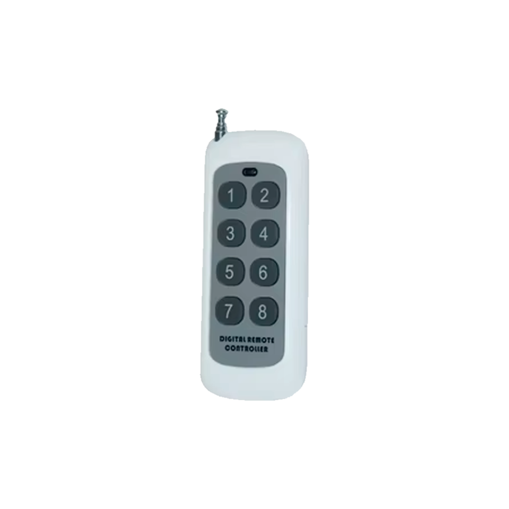 CONTROL UNIVERSAL PARA PORTON/GARAGE 8 BOTONES CON ANTENA 433MHZ/CON PILA