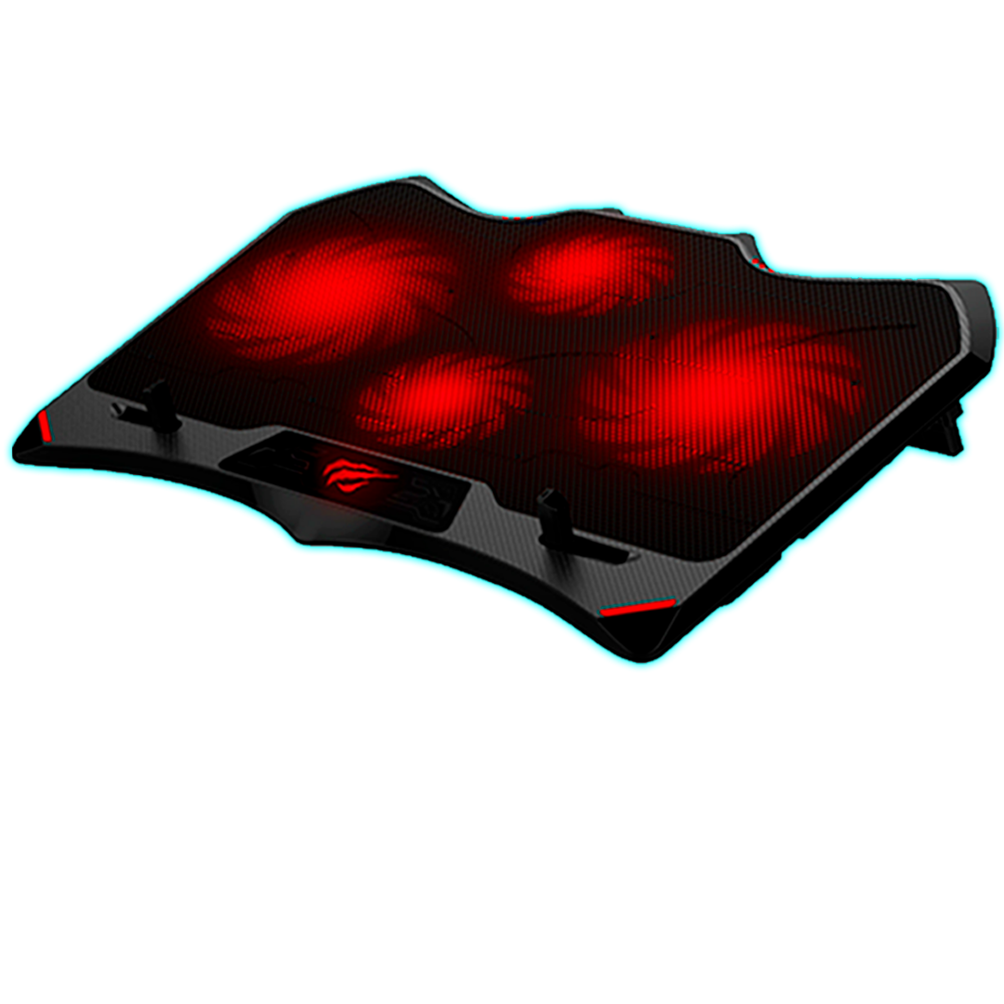 COOLING PAD HAVIT HV-F2081 C/4 FAN LED ROJO