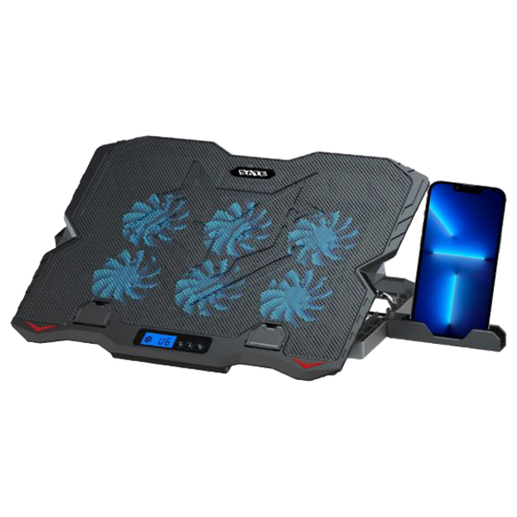 COOLING PAD SATE A-CP41/6 FAN COOLER/60 MM/BLACK