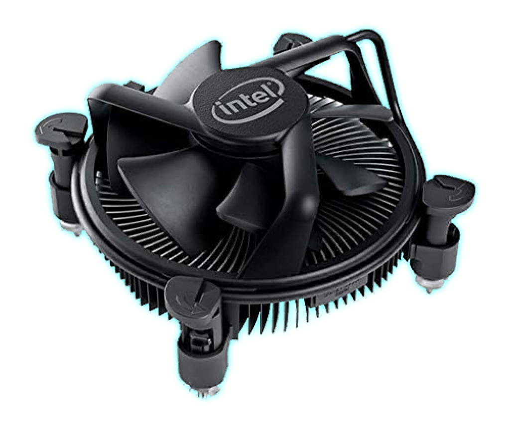 CPU COOLER INTEL (STOCK) BLACK LGA1200 (CON BASE DE COBRE)