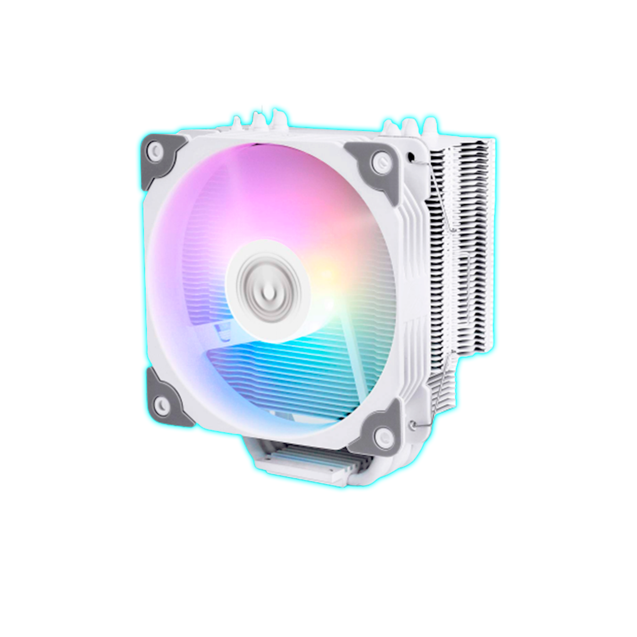 CPU COOLER V5 VETROO WHITE RGB (RAINBOW)
