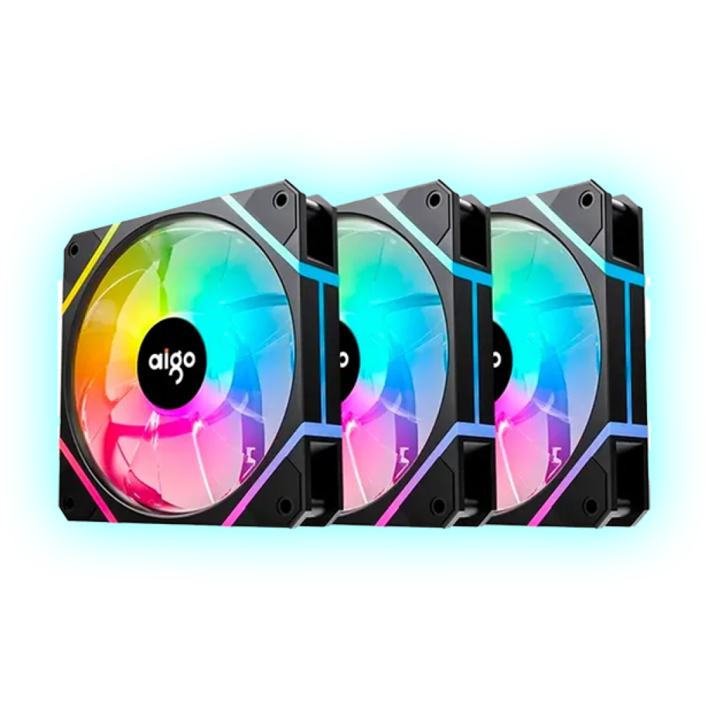 FAN COOLER AIGO DARKFLASH AM12 PRO 3 EN 1 A-RGB