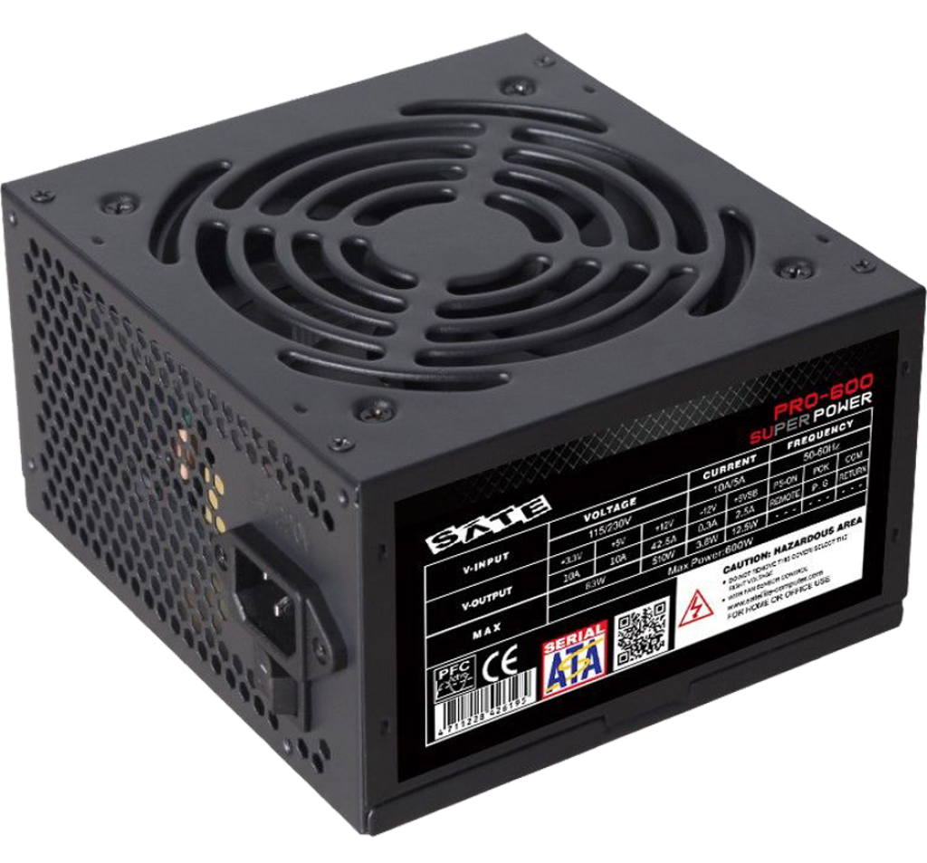 FUENTE 500W SATE PRO-600