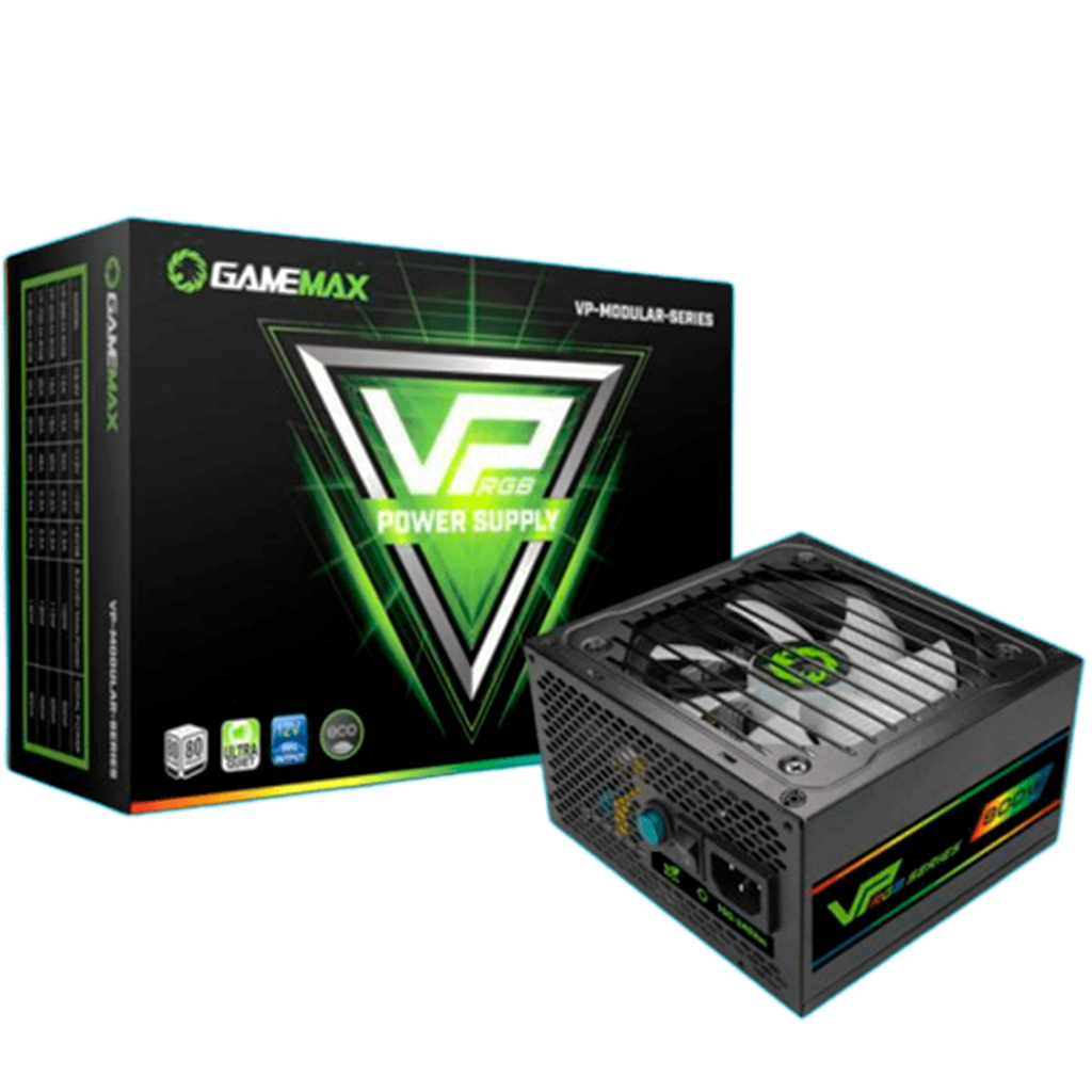 FUENTE GAMEMAX 800W VP-800 80+BRONCE