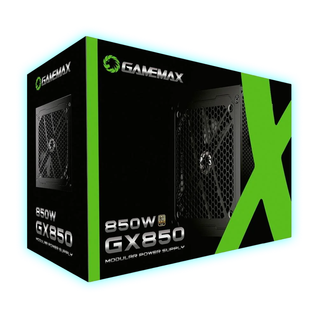 FUENTE GAMEMAX 850W GX850 80+GOLD FULL MODULAR