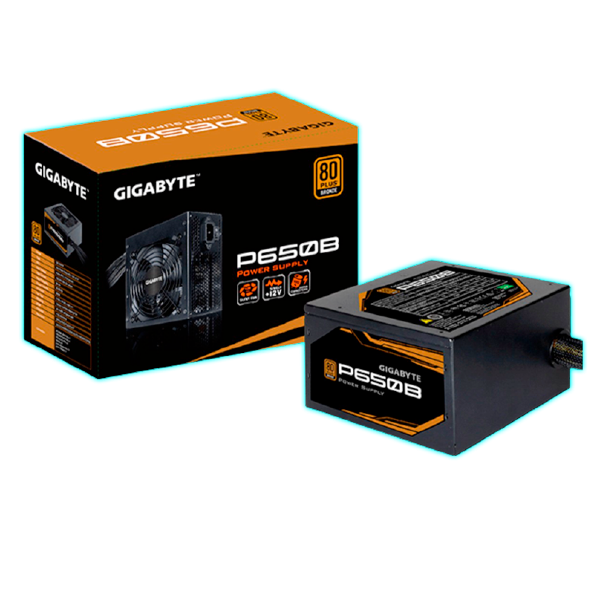 FUENTE GIGABYTE 650W P650B 80+ BRONCE