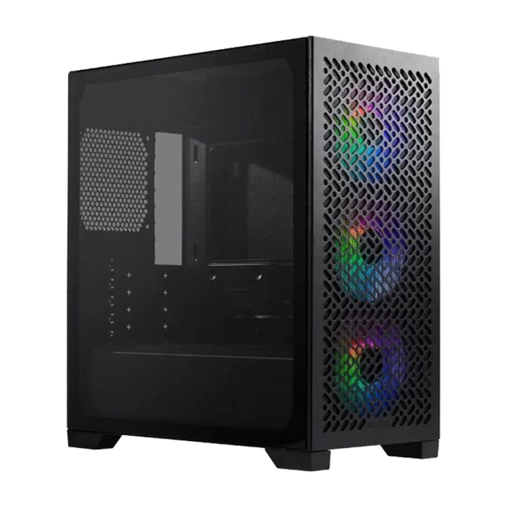 GABINETE COOLER MASTER ELITE 302/CON 3 FAN COOLER/BLACK/E302-KGNN-S00