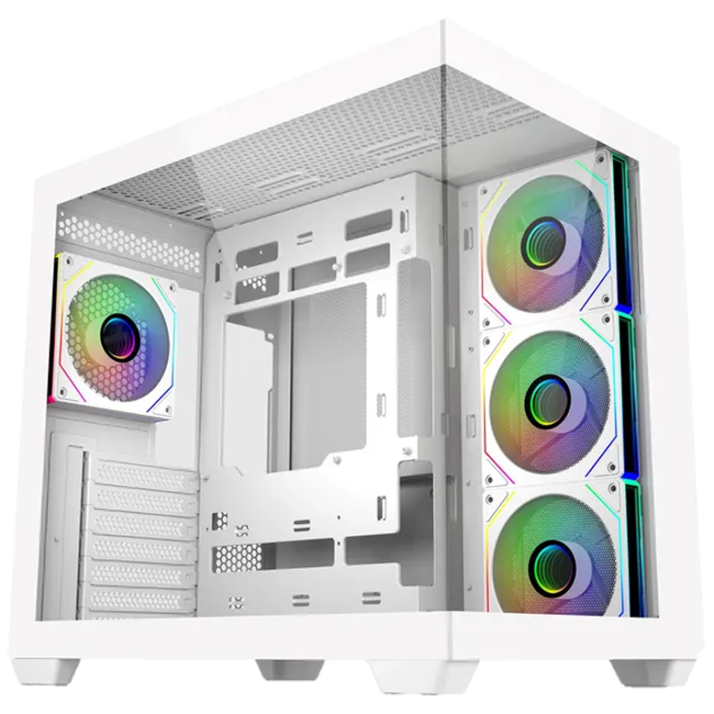 GABINETE COOLER MASTER ELITE 681/WHITE/C/4 FAN COOLER/E681-WHNN-S00