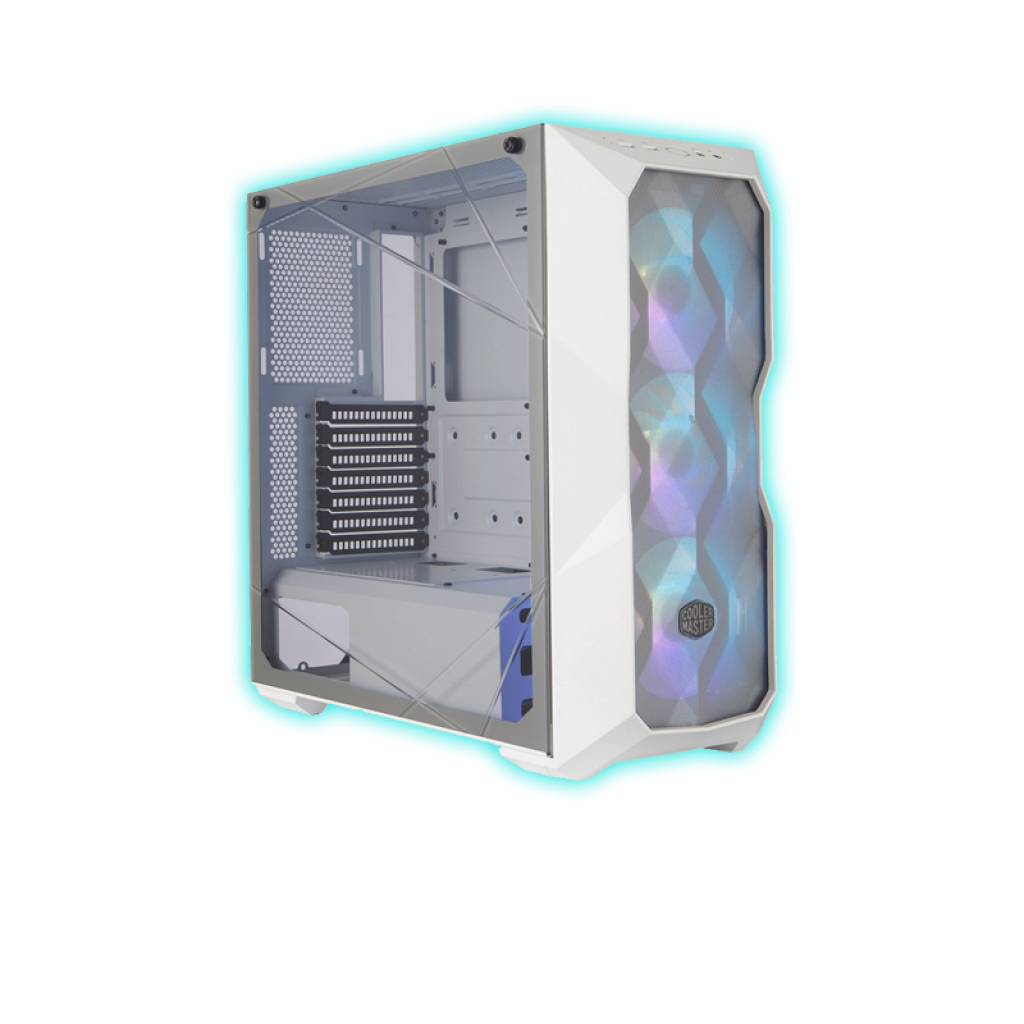 GABINETE COOLER MASTER TD500 WHITE MESH C/3 COOLER ARGB