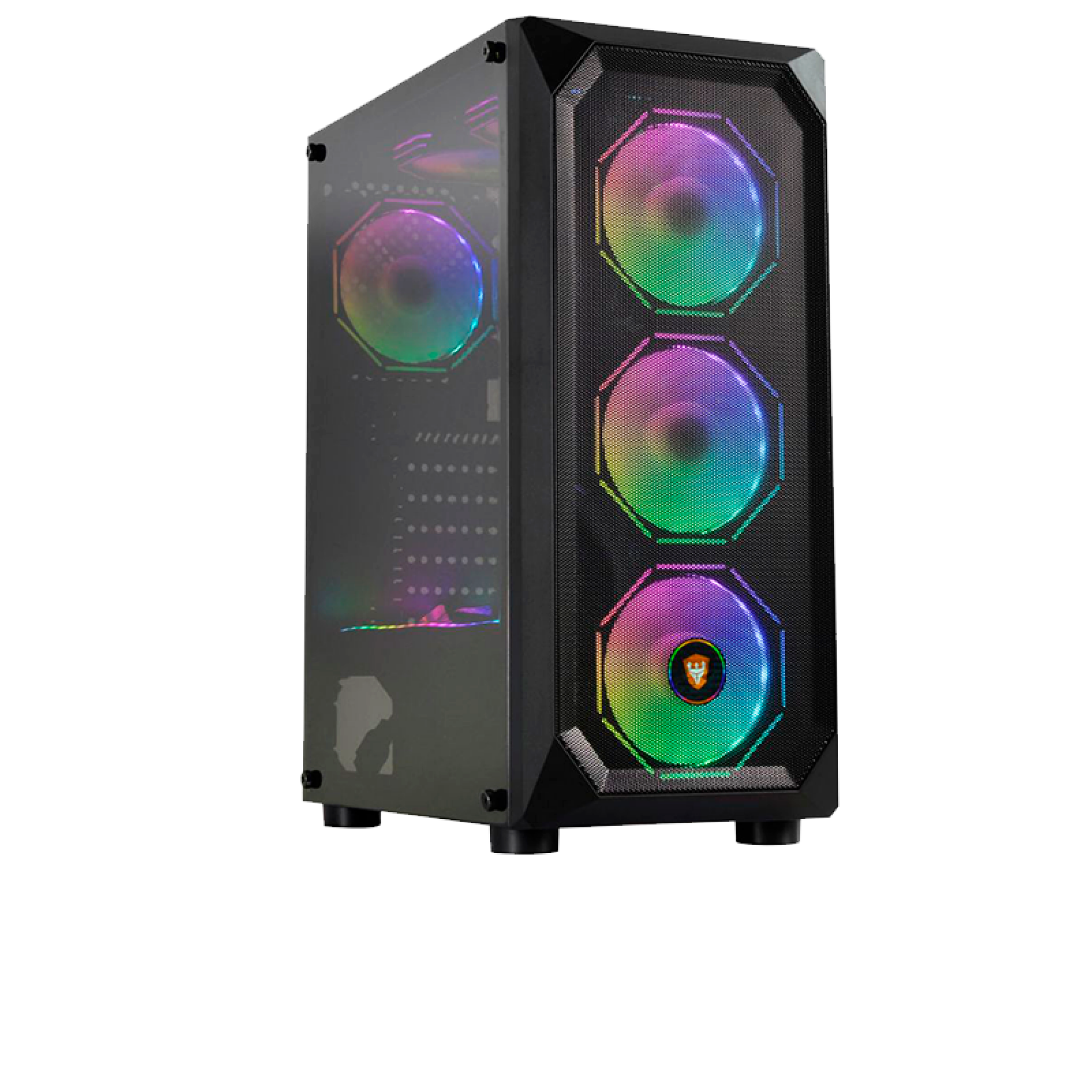 GABINETE GAMING SATE K875 MESH C/6 COOLER ARGB