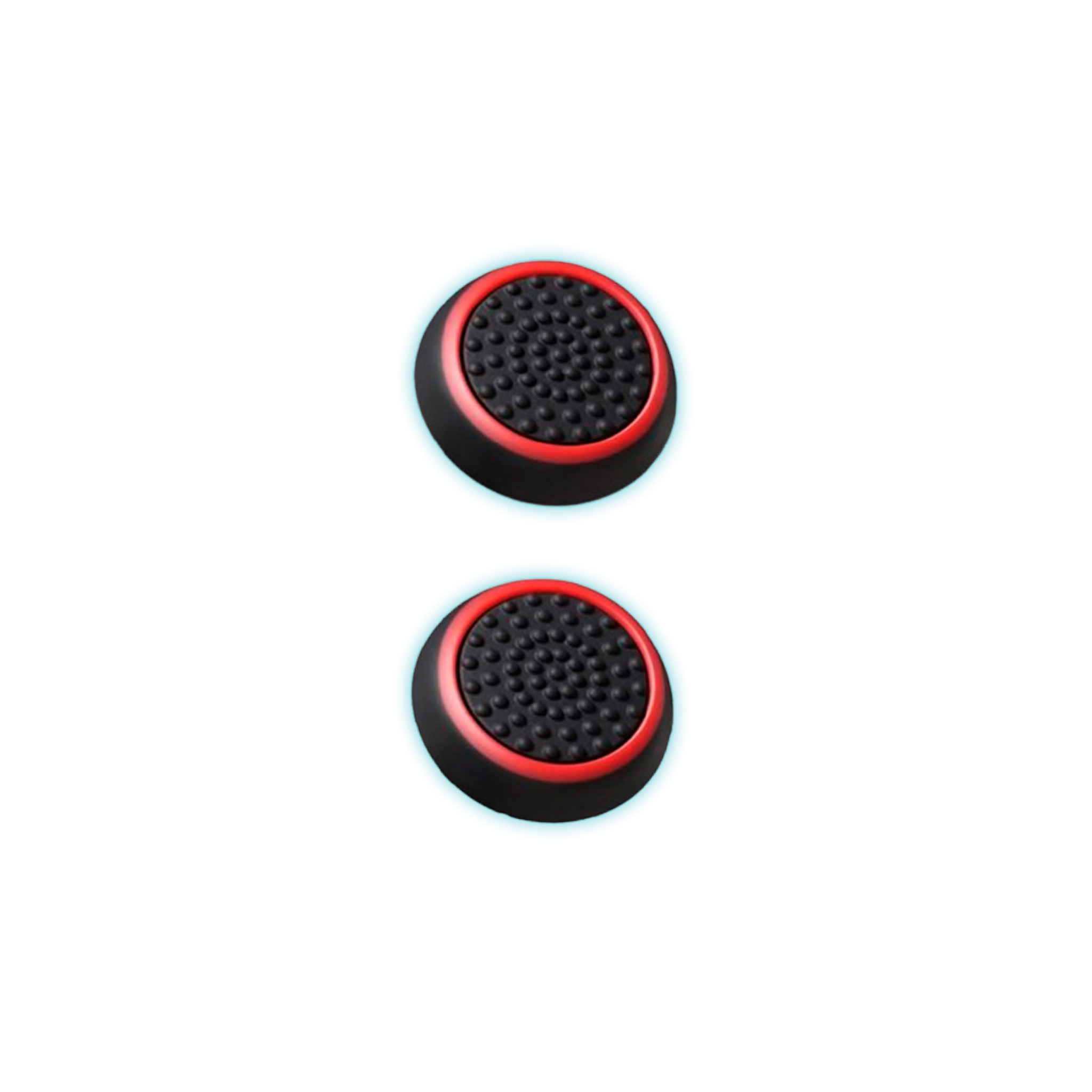 GOMA PARA ANALOGICO PS4 BLACK/RED (EL PAR)