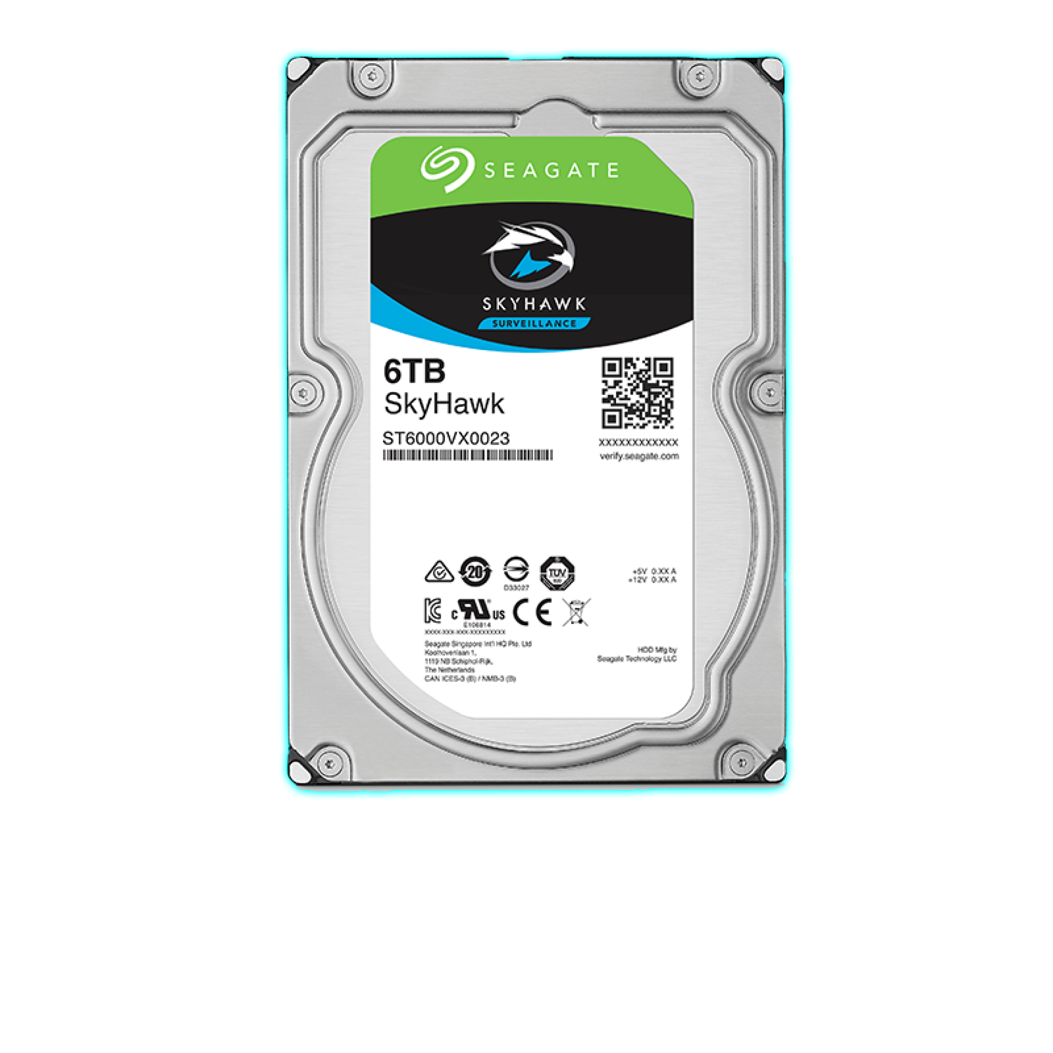HDD (PC) 6TB SEAGATE SKYHAWK SURVEILLANCE