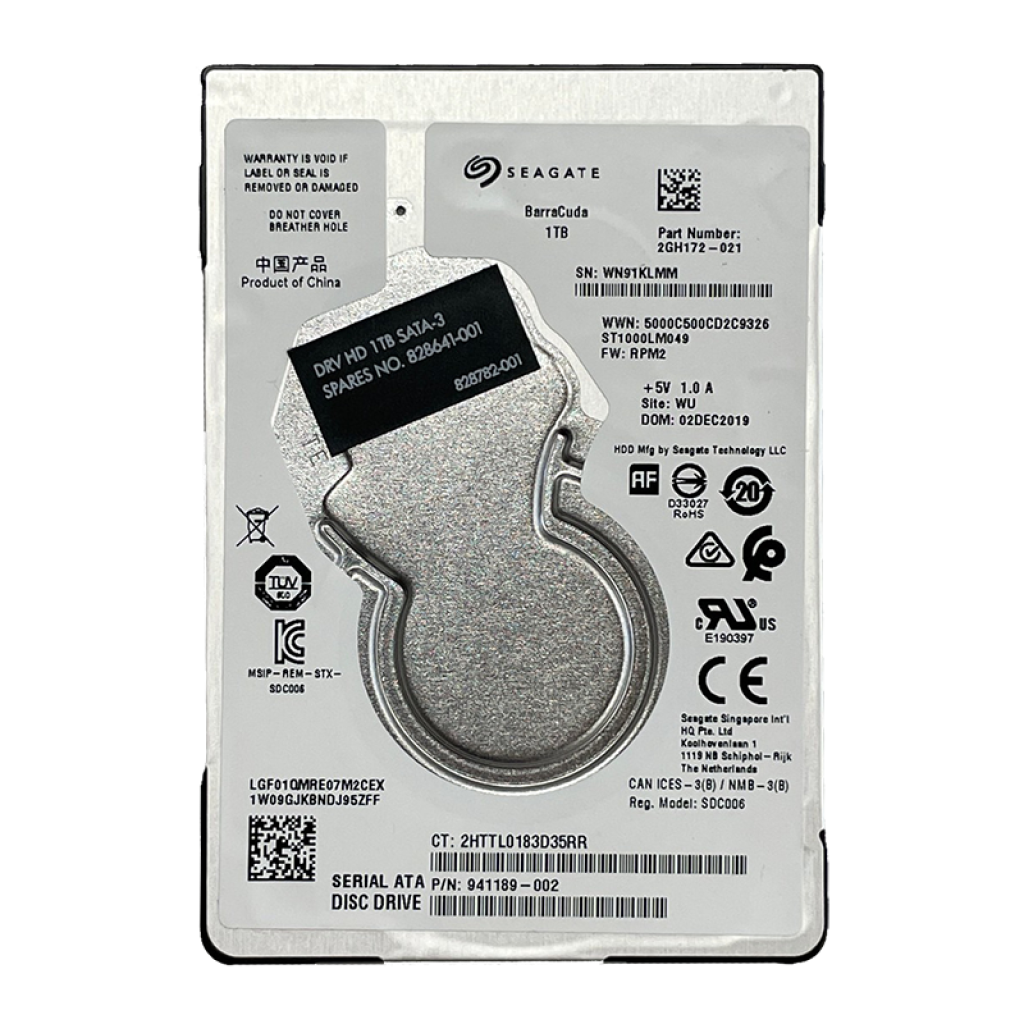 HDD (NB) 1TB SEAGATE BARRACUDA 7200RPM ST1000LM049
