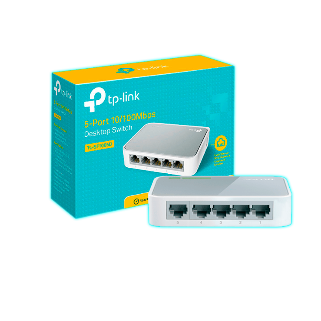 HUB SWITCH GRIS 5 PUERTOS TP-LINK TL-SF1005D