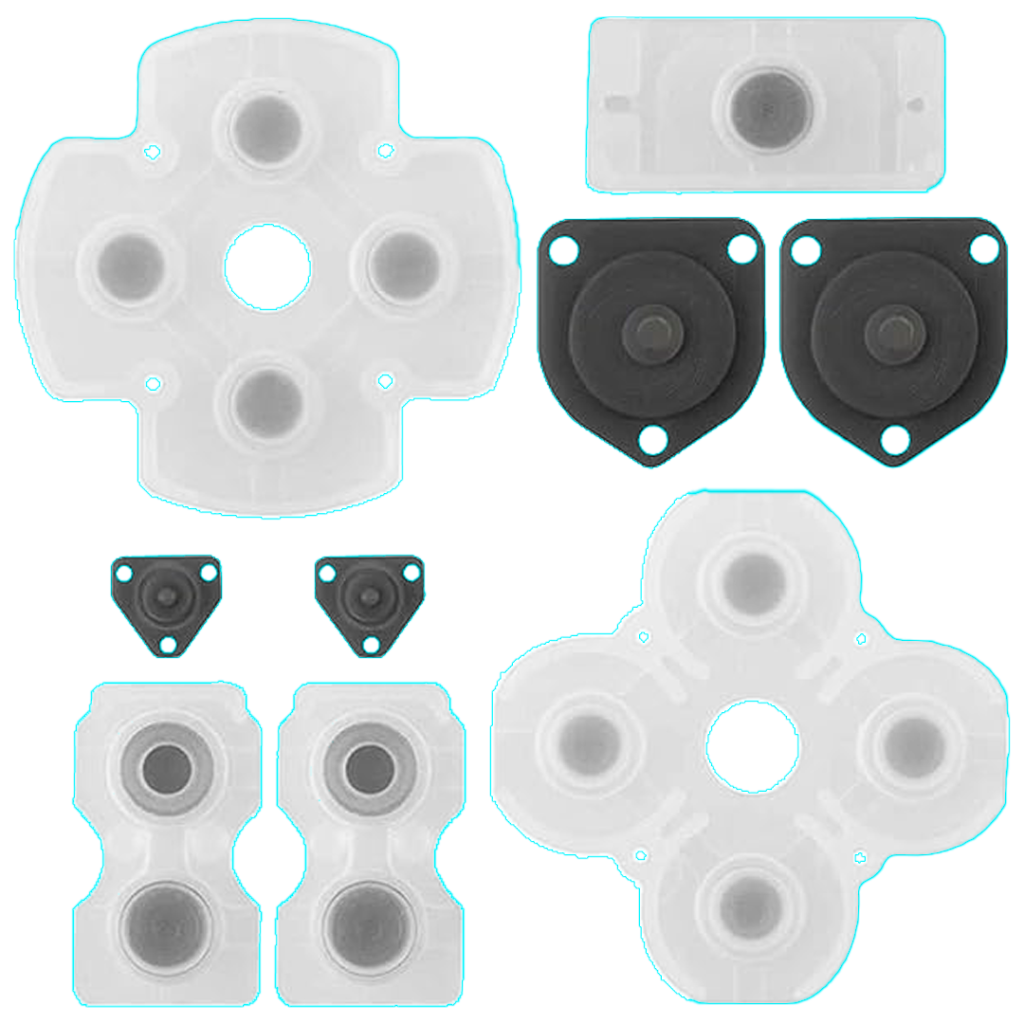 KIT DE GOMA PARA CONTROL PS4 V1 (REPUESTO)