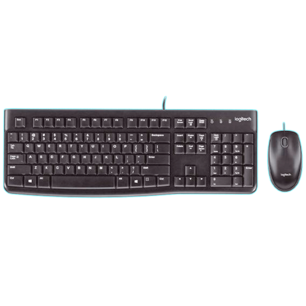 KIT TECLADO + MOUSE LOGITECH MK120 (NEGRO) ESPAÑOL