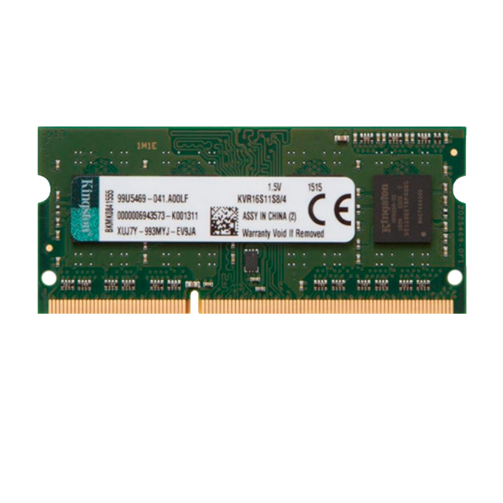 Comida mar Mediterráneo Melodioso MEMORIA RAM (NB) 4GB DDR3 1600MHZ KINGSTON KVR16S11S8/4 :: Serial Center
