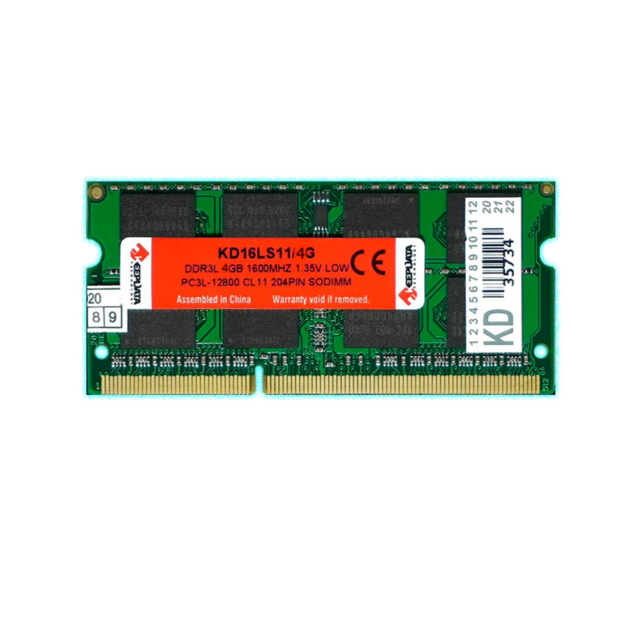 biblioteca Comercial ego MEMORIA RAM (NB) 4GB DDR3L 1600MHZ KEEPDATA KD16LS11/4G :: Serial Center