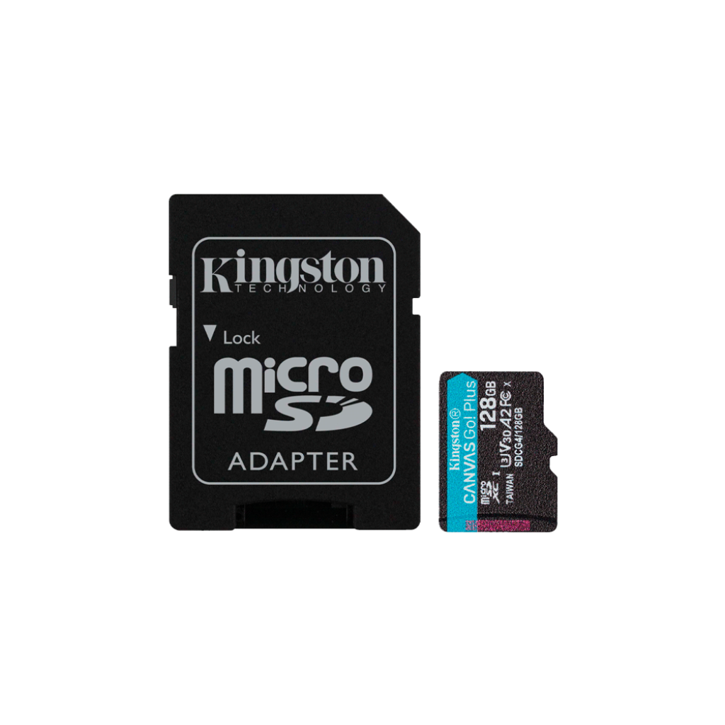 MEMORY 128GB KINGSTON 200MB/S CANVAS GO! PLUS/SDCG4/128GB