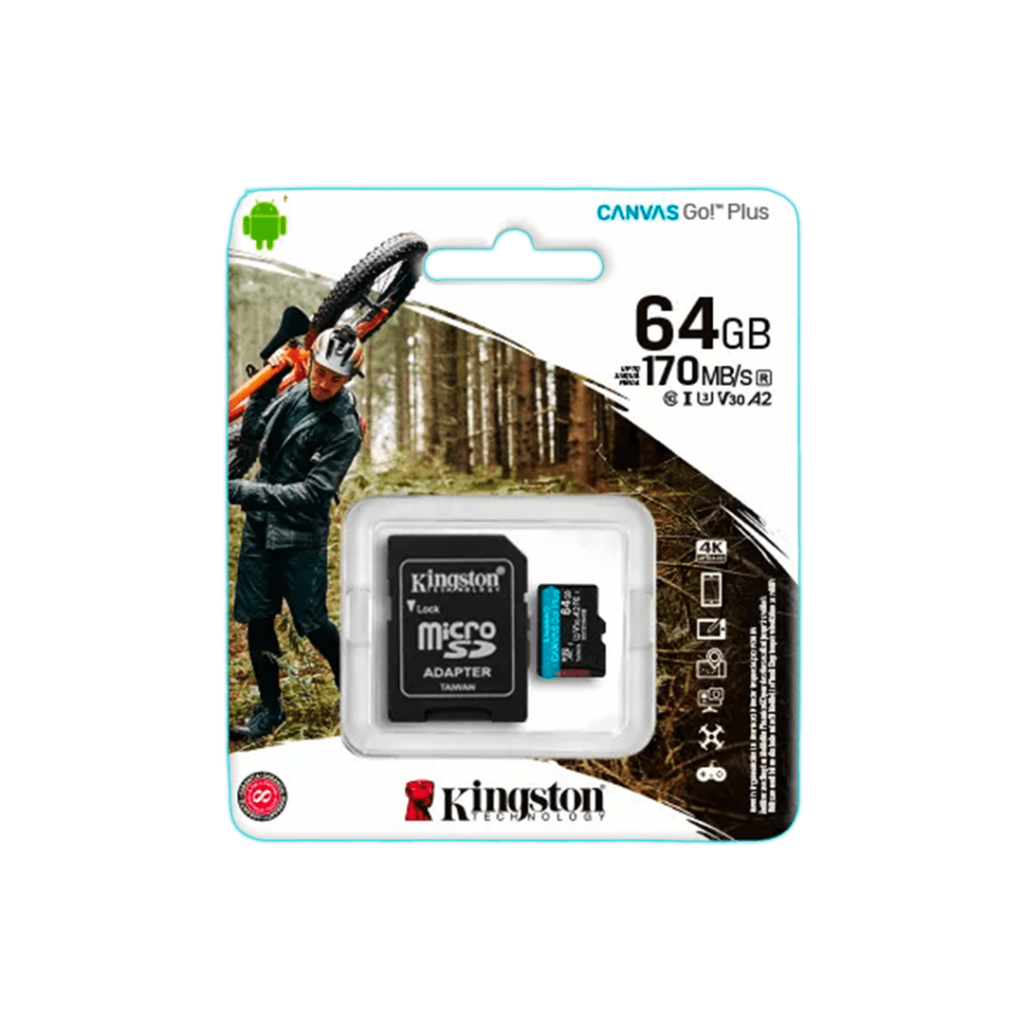 MEMORY 64GB KINGSTON 170MB/S 4K