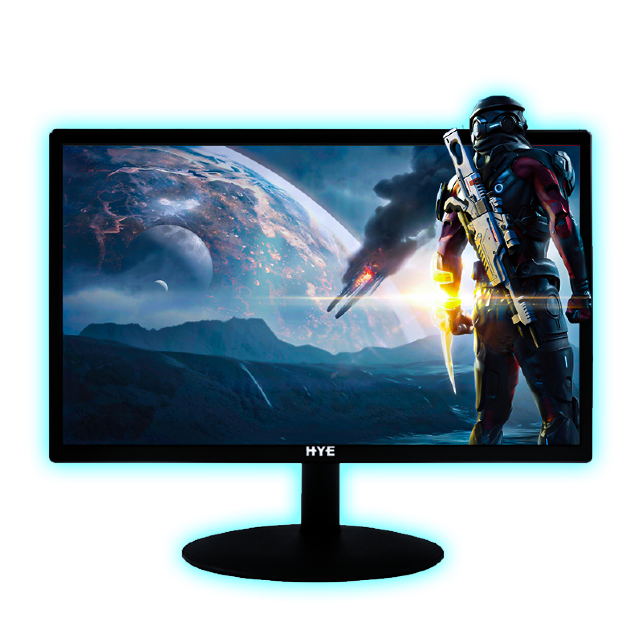 MONITOR 23" HYE HY23WFNC (VGA, HDMI, 1080P)