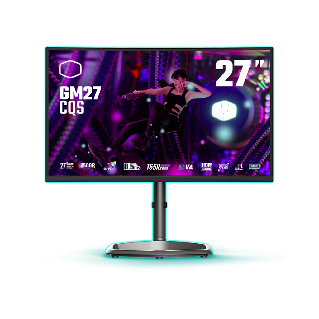 MONITOR 27" CURVO COOLER MASTER GM27-CQS (DP,HDMI,2K) 165HZ 0,5 MS VA