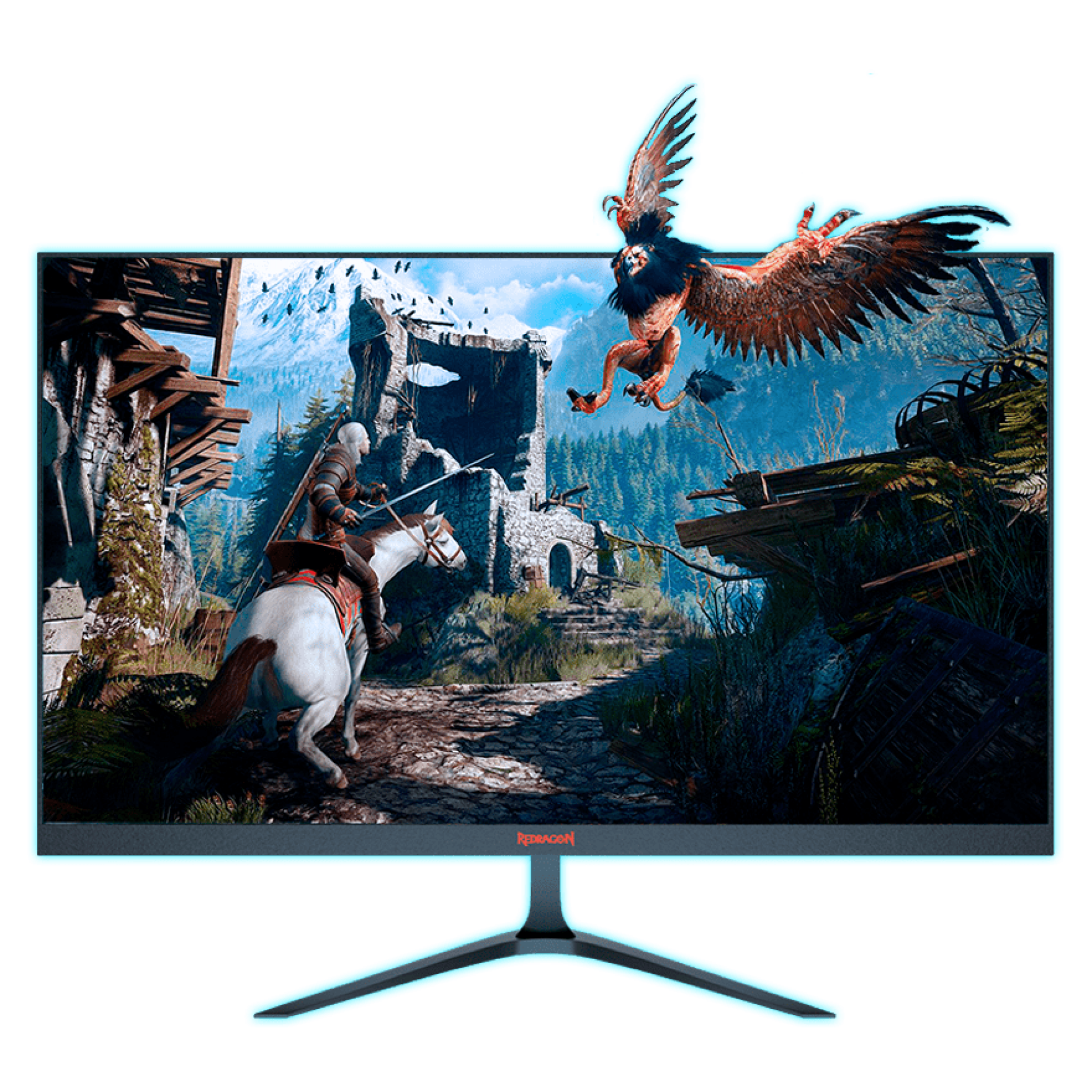 MONITOR 27" REDRAGON M270FI65 EMERALD (HDMI, DP, DVI, 1080P, IPS) 165HZ 1MS