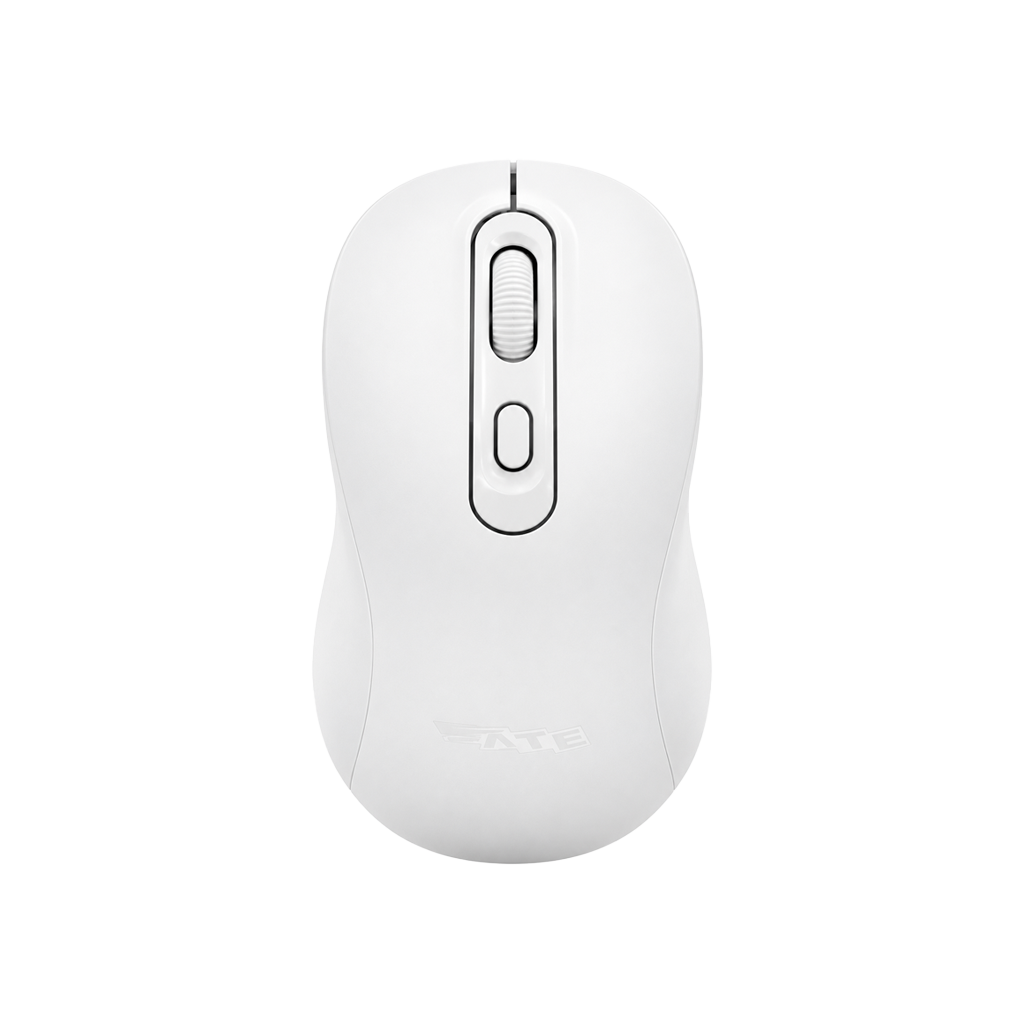 MOUSE SATE A-762G WIRELESS/ BT+2.4GHZ/WHITE