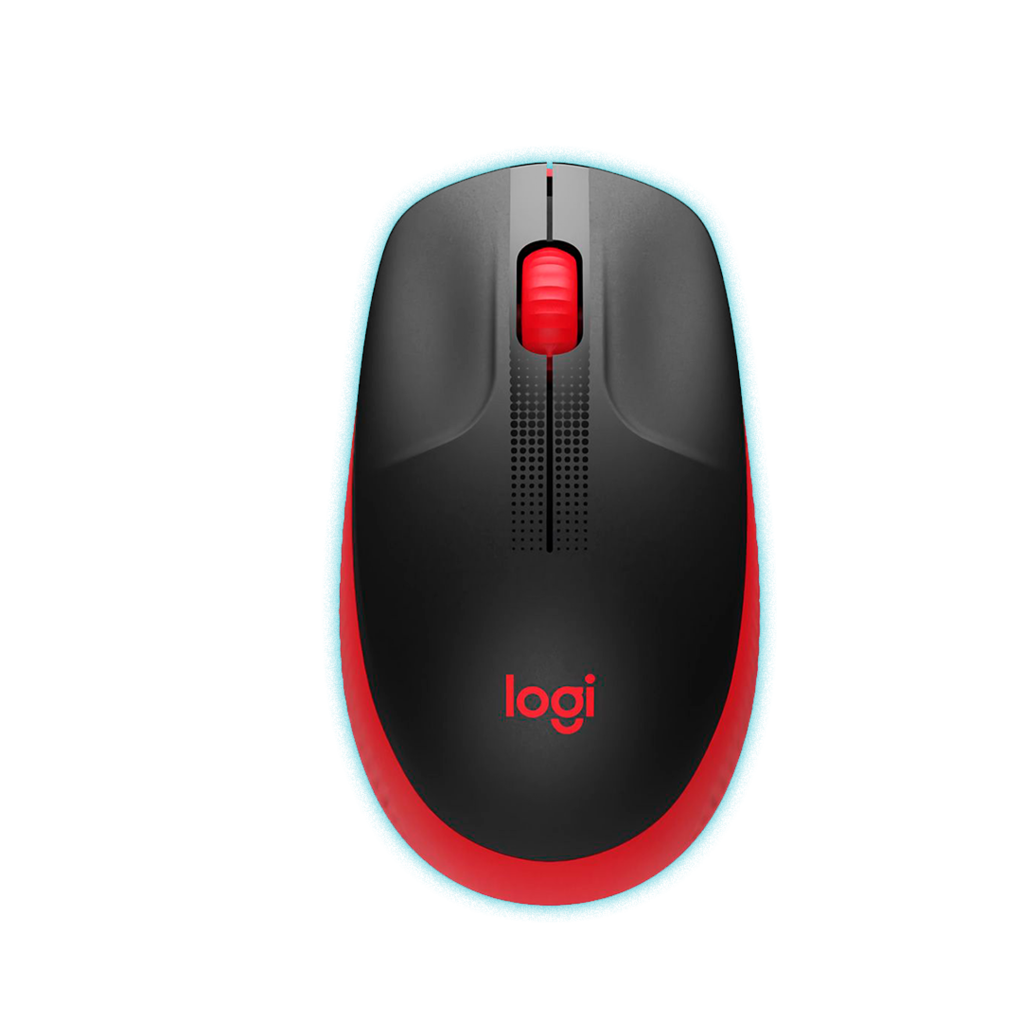 MOUSE WIRELESS/INALAMBRICO LOGITECH M190 (ROJO/NEGRO)