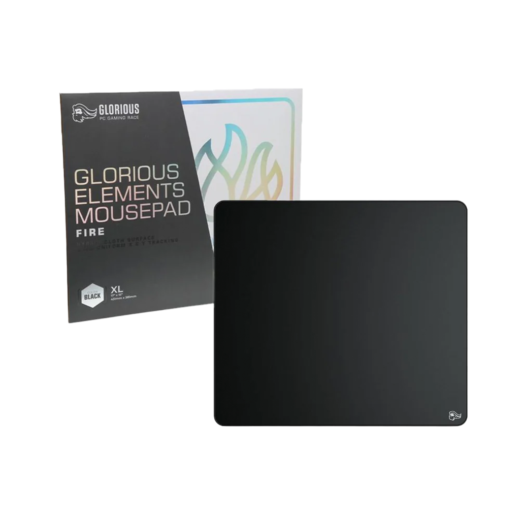 MOUSEPAD GAMER GLORIOUS FIRE XL BLACK 431MM X 381MM X 4MM